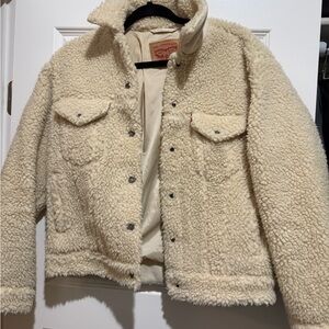 Levi's Off-White Sherpa Jacket